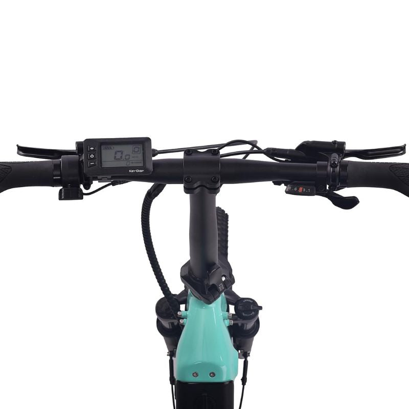 Ride1Up Portola Compact Folding Electric Bike Sea Turquoise